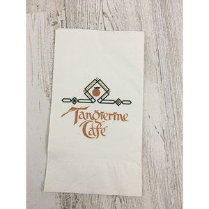 Vtg Walt Disney World Paper Napkin Tangierine Cafe Restaurant Marrakesh Epcot